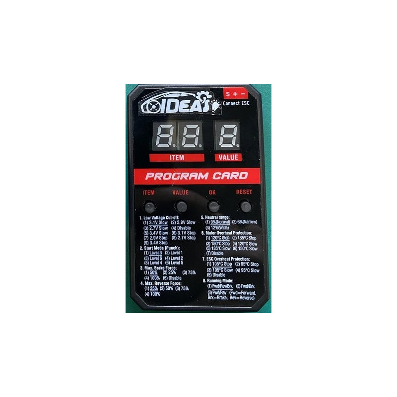 IDEA's - Carte Programmation Variateur