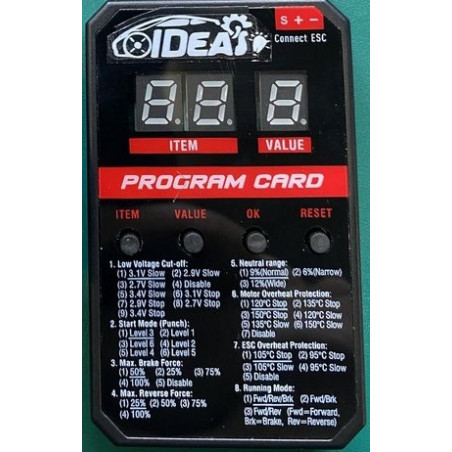 IDEA's - Carte Programmation Variateur
