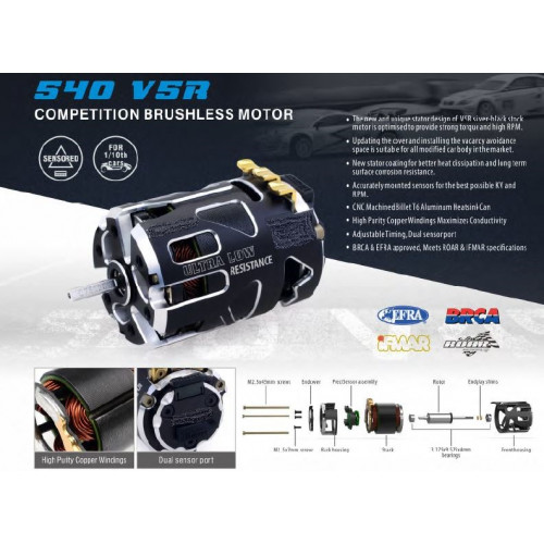 Moteur Brushless IDEA's - 540V5R