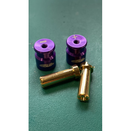 Bullet Plug Alu 5mm (x2)