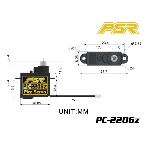 Servo Pico Coreless PC-2206Z