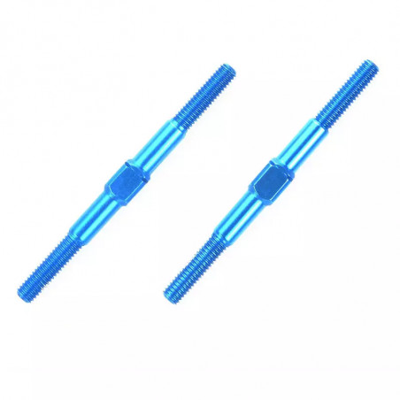TAMIYA - Biellettes 3x42 mm Alu. TA07 / TA08 /F104 ...(x2)