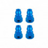 TEAM ASSOCIATED SHOCK BUSHINGS 12MM BLUE ALUMINUM (4)
