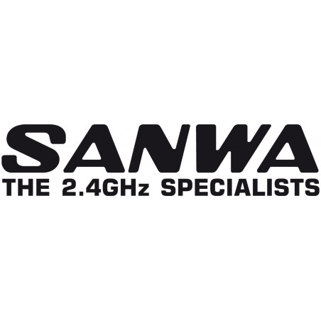 Radio Sanwa M17 Limited + récepteur RX493i + LIPO TX installé