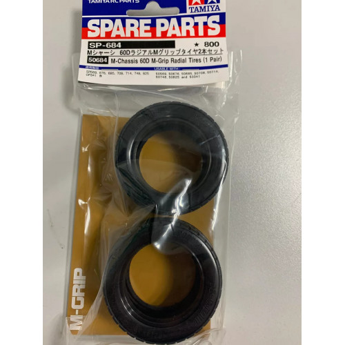 PNEUS 60D M-Grip Radial - Tamiya M-Chassis