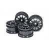 JANTES M-châssis 11 BRANCHES Noires - Tamiya