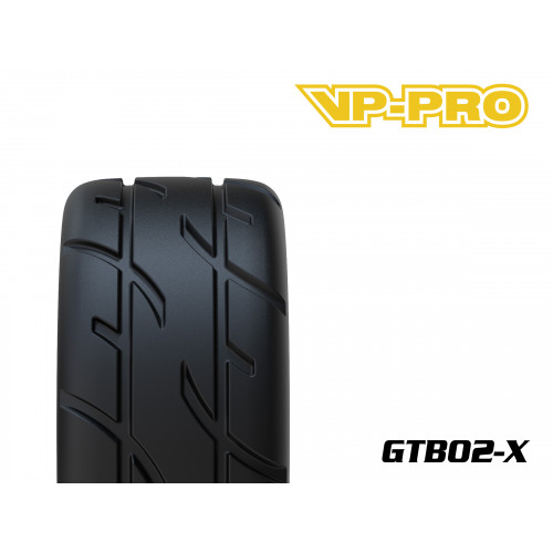 VP-PRO 1/8 GT - PNEUS+JANTES BLANCHE - HARD V7