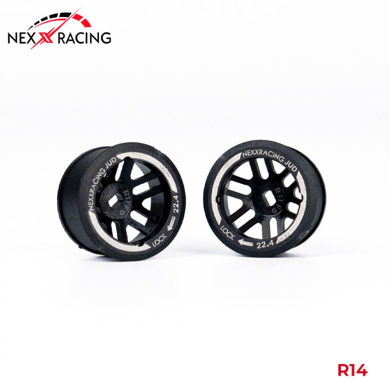 Nexx Racing "JUD" Jantes AR (2) "carbon-fiber" - R11mm OFFSET 0
