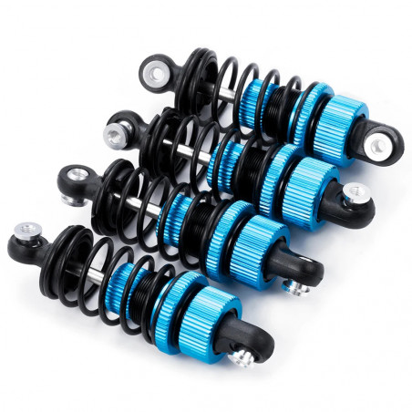 Kit Amortisseurs Alu (x4) pour Châssis Tamiya