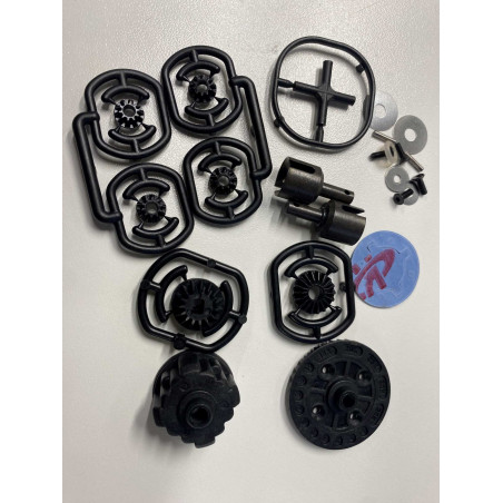 Différentiel étanche pour Tamiya TT01/TT02 - Grosses sorties en Acier