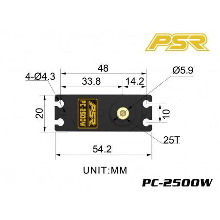 Powerstar servo PC-2500W - Etanche - Nouveau