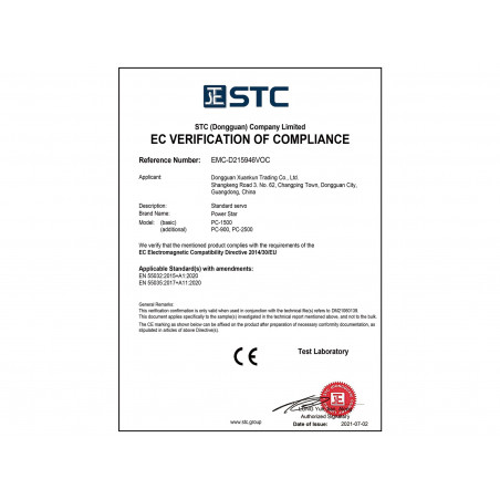 Powerstar servo PC-2500W - Etanche - Nouveau