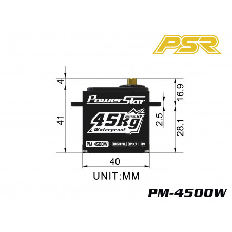 Powerstar Servo PM-4500W - Etanche