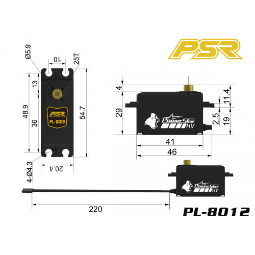 Powerstar PL-8012-HV Low Profile Digital