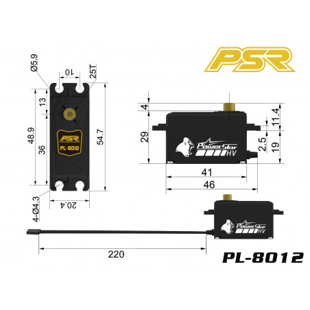 Powerstar PL-8012-HV Low Profile Digital
