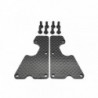 Plaque carbone renfort triangle AV GT8