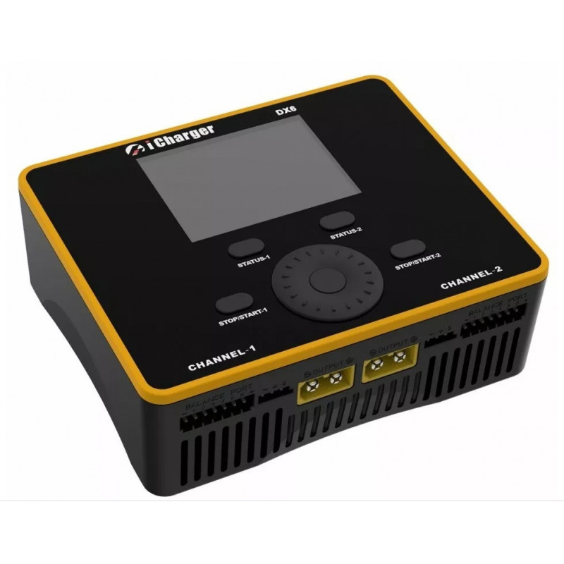 iCharger DX6 Dual Channel 1500W 50A LiPo 2x6S iCharger DX6 Dual Channel 1500W 50A LiPo 2x6S