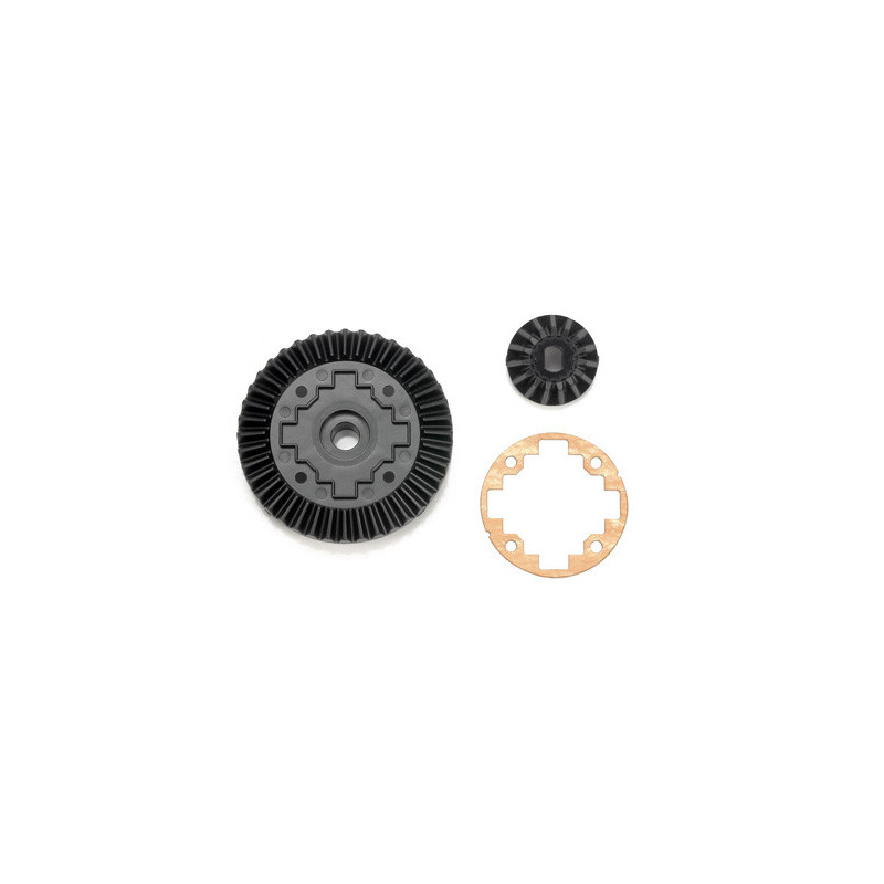 Couronne de diff. 40T + pignon - Tamiya