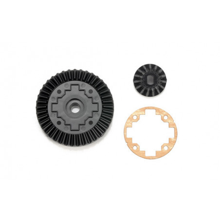 Couronne de diff. 40T + pignon - Tamiya