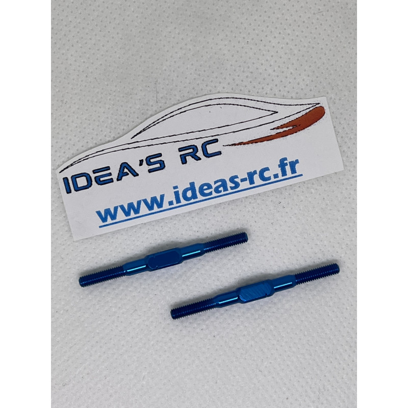 Kit biellette Alu Bleu Look "TRF" - 3x42mm (x2)