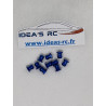 Rotules écrou 5 mm Bleu pour Tamiya - (x10)