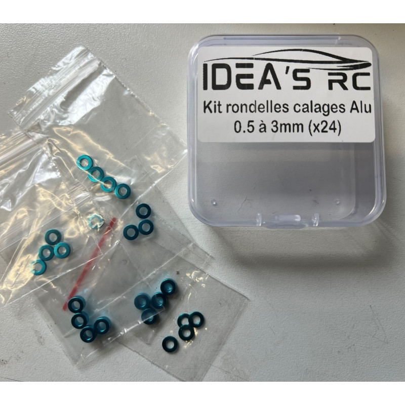 RONDELLES CALAGE Bleu - Tamiya / Associated ....