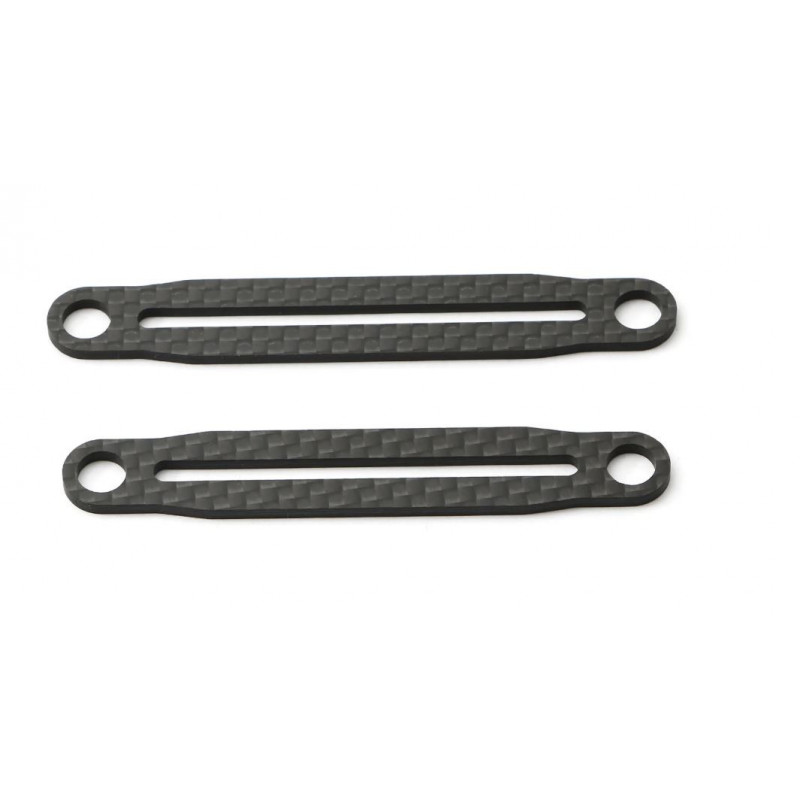 Barrette renfort plot Carrosserie Carbone (x2) - Tamiya TRF 420/421/TA08...
