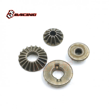 Pignons de diff Acier - Option pour Tamiya M07