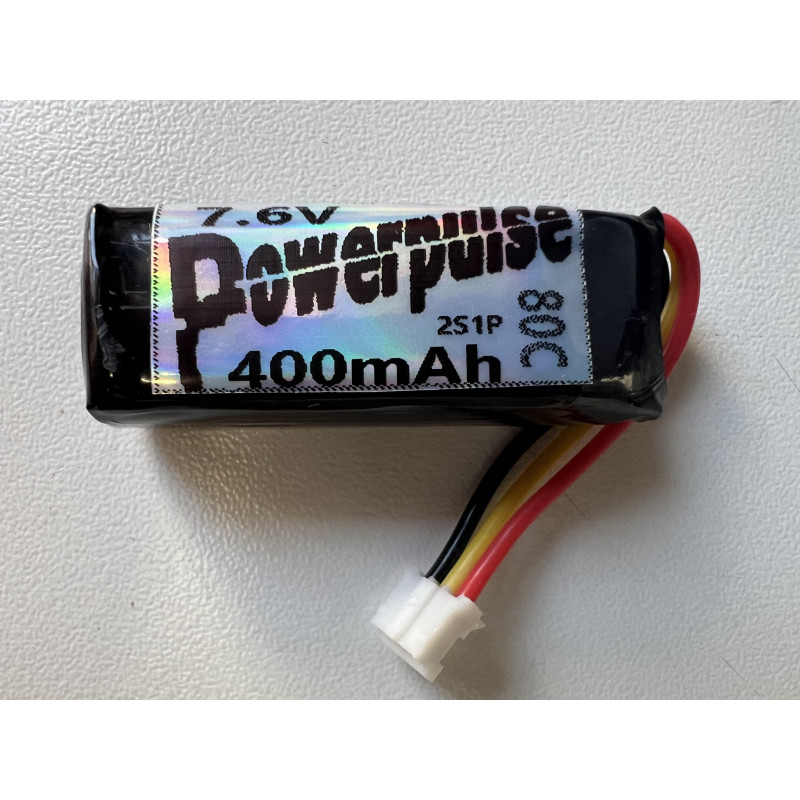 Lipo 2s "Spécial 1/28" - Powerpulse 400mah 80C HV