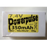 LiPo 2s "Spécial 1/28" - Powerpulse 350mah 70C
