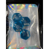 Jeu d'adaptateurs hexagonaux en aluminium 7 mm bleu pour Touring RC 1/10