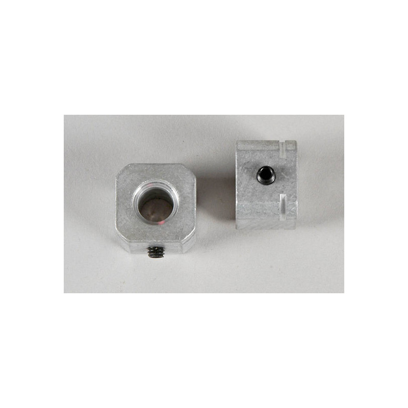 Carré de roue Alu 14mm - FG (x2)
