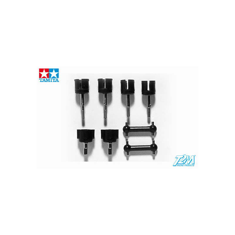 Set de cardans  + Axe de roue - Tamiya TT01