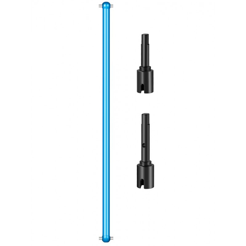 Cardan Central Alu TT01 + Noix Acier (x2) - IDEA's RC