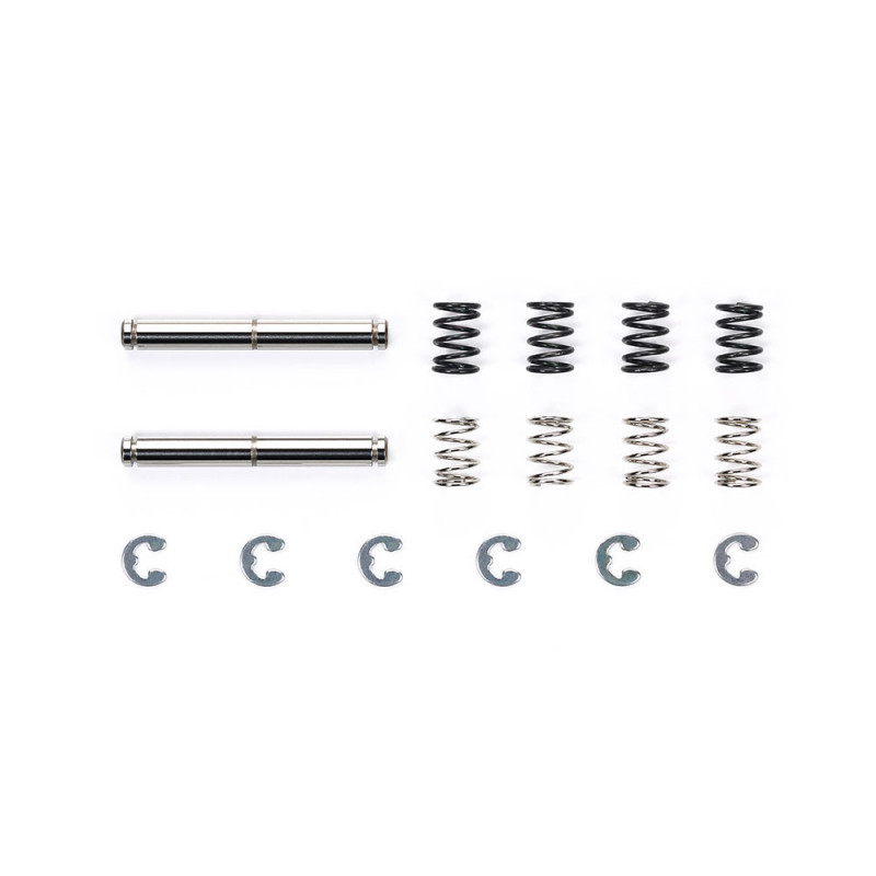 Axes + ressorts avant - Tamiya F1/GR.C