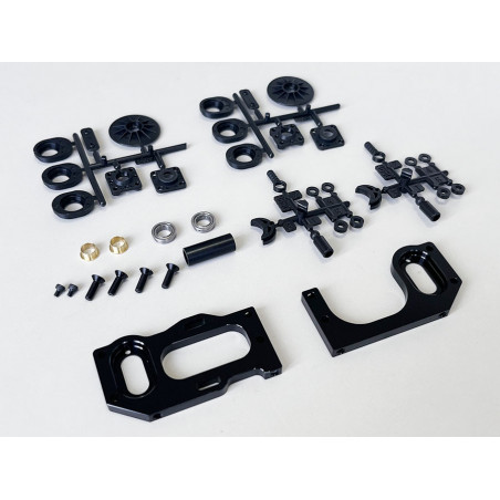 Support moteur Alu pour Tamiya Groupe C - Kawada