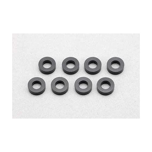 Aluminium Shim 3,0 x 6,0 x 2,0mm Black - YOKOMO