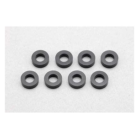 Aluminium Shim 3,0 x 6,0 x 2,0mm Black - YOKOMO