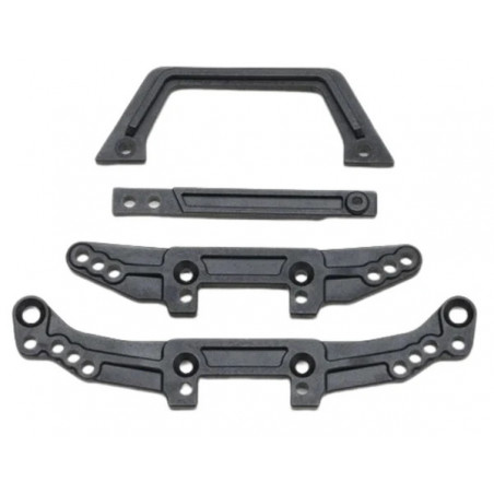 Support amortisseur Avant et Arrière + protection latérale - Yokomo RS 2.0