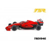 Carrosserie F1 1/10 TSR avec Halo, casque, retros
