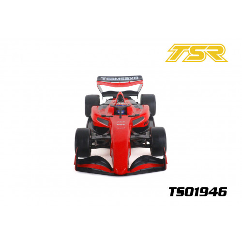 Carrosserie F1 1/10 TSR avec Halo, casque, retros