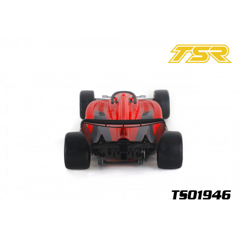 Carrosserie F1 1/10 TSR avec Halo, casque, retros