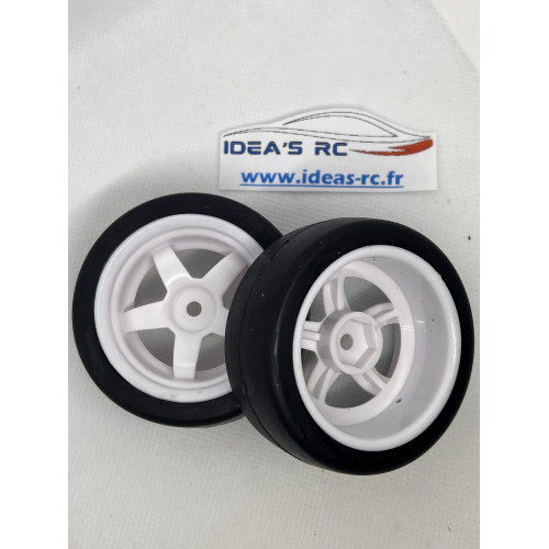 Pneus IDEA's RC  28° montés/collés