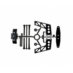 Support Aileron + plots - Mercedes Groupe C - Tamiya