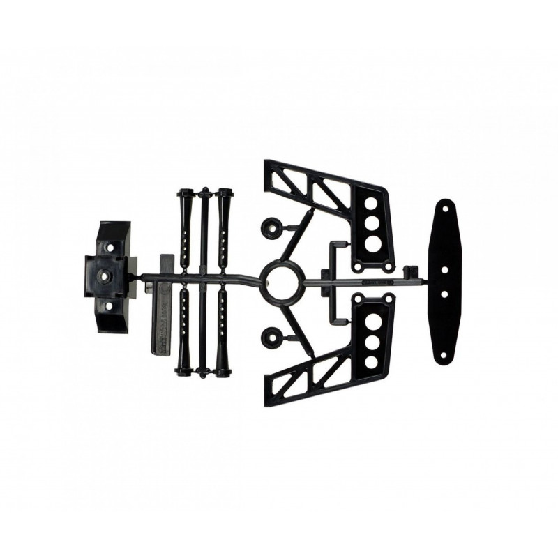 Support Aileron + plots - Mercedes Groupe C - Tamiya