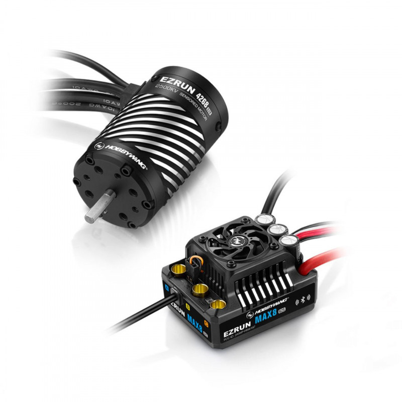 Ezrun MAX8 G2S Combo Etanche avec moteur - Hobbywing