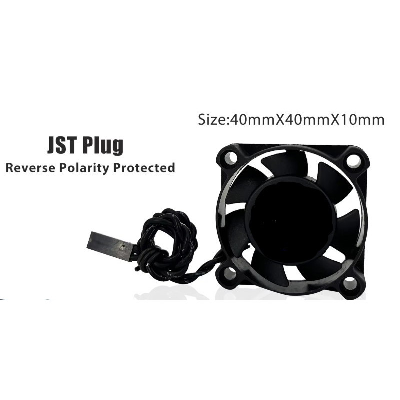 Ventilateur 40x40x10 16000RPM (Plastic Black)