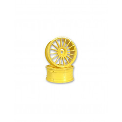 JANTES 24mm "0" 18 Branches Jaune (x4)