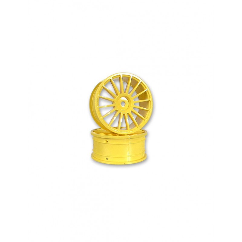 JANTES 24mm "0" 18 Branches Jaune (x4)
