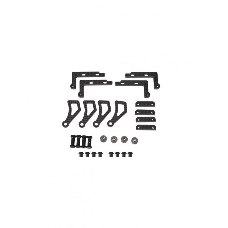 Battery mount set carbon SRX8 GTE - Serpent